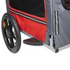 Animal Boulevard Pet Bike Trailer L 130x80x90 cm Red and Grey