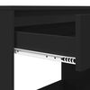 vidaXL Desk with Drawer Black 100 x 50 x 78 cm Engineered Wood