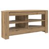 vidaXL Corner TV Cabinet 102 x 40.5 x 45 cm Artisan Oak