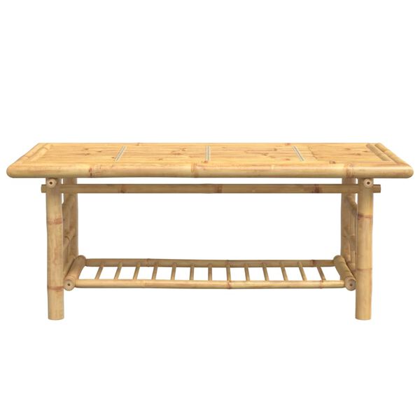 vidaXL Coffee Table 110x55x45 cm Bamboo