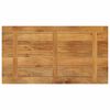 vidaXL Table Top 110x70x3.8 cm Rectangular Solid Wood Mango