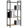vidaXL Bookshelf Sonoma Oak 60 x 30 x 120 cm Engineered Wood