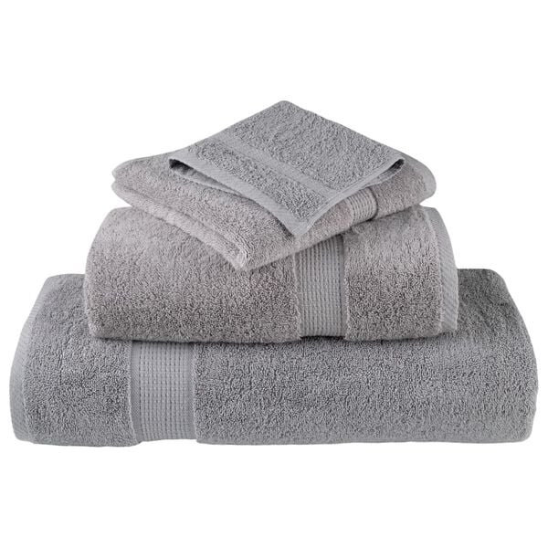 vidaXL Premium Wash Towels "SOLUND" 10 pcs Grey 30x30 cm 600 gsm