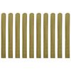 vidaXL Impregnated Fence Slats 10 pcs Wood 100 cm