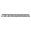 vidaXL Stair Tread Rectangular 4 pcs Silver 70 x 30 cm Aluminium