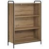 vidaXL Book Cabinet 80 x 33 x 111 cm Engineered Wood Artisan Oak
