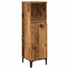 vidaXL Bathroom Cabinet Old Wood 30x30x100 cm Engineered Wood