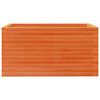 vidaXL Garden Planter Wax Brown 90x60x45.5 cm Solid Wood Pine