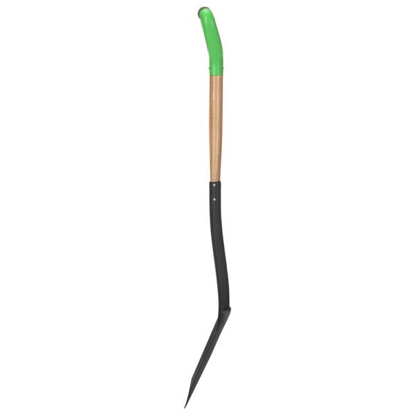 vidaXL Garden Point Shovel D Grip Steel and Hardwood