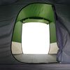 vidaXL Camping Tent Tunnel 4-Person Green Waterproof