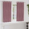 vidaXL Blackout Curtains 2 pcs Dark Pink 140 x 175 cm Velvet