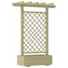 vidaXL Pergola | Green | Pine wood, green impregnated | 162 x 56 x 204 cm