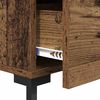 vidaXL Bedside Cabinet Old Wood 40 x 40 x 66 cm Engineered Wood