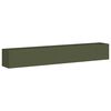 vidaXL Planter Olive Green 280x40x40 cm Cold-rolled Steel