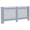 vidaXL Radiator Cover Anthracite 172x19x81,5 cm MDF