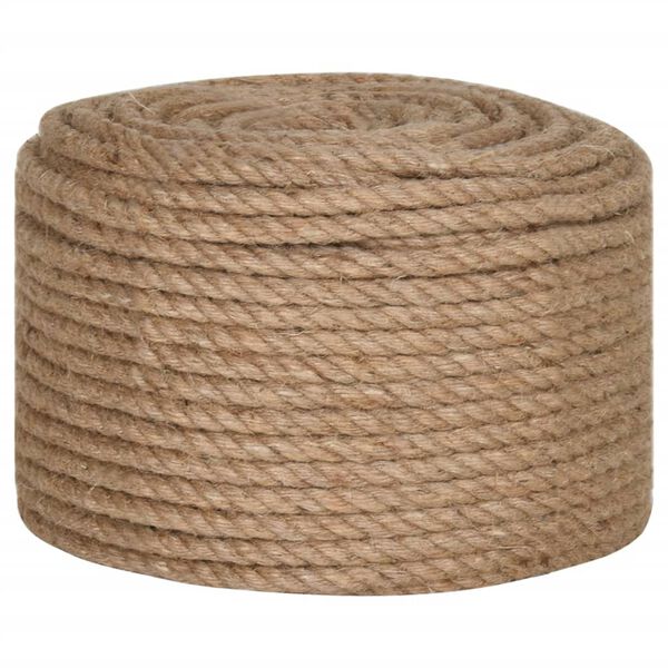 vidaXL Jute Rope 25 m Long 12 mm Thick