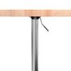 vidaXL Bar Table &Oslash;60x90.5 cm Solid Wood Beech