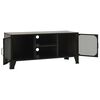 vidaXL TV Cabinet Grey 105x36x47 cm Metal and MDF