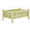 vidaXL Garden Raised Bed Impregnated Pinewood 100x60x42 cm