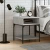 vidaXL Bedside Table Grey Sonoma 40x41x50 cm Engineered Wood