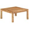 vidaXL Coffee Table 80x80x40 cm Solid Acacia Wood
