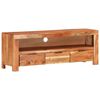 vidaXL TV Cabinet 110x30x40 cm Solid Acacia Wood