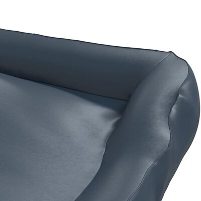 vidaXL Dog Bed Dark Blue 105x80x25 cm Faux Leather