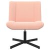 vidaXL Swivel Chair Pink 63 x 75 x 76 cm Sheepskin
