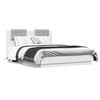 vidaXL Bed Frame without Mattress White 120x190 cm Small Double