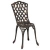vidaXL Garden Chair 2 pcs Bronze 55 x 56.5 x 91cm Aluminium