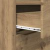 vidaXL Storage Cabinets 2 pcs Artisan Oak 80 x 48 x 105 cm