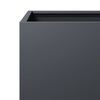 vidaXL Garden Planter Anthracite 50x50x50 cm Steel