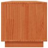 vidaXL TV Cabinet Wax Brown 140 x 40 x 40 cm Solid Pine Wood