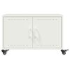 vidaXL Coffee Table White 68x50x43.5 cm Steel