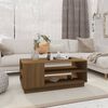 vidaXL Coffee Table Brown Oak 102x55x43 cm Engineered Wood