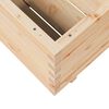 vidaXL Garden Planter 80x80x49.5 cm Solid Wood Pine