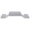 vidaXL Flush Mount Bracket 12 pcs Silver 75 x 66 mm Steel