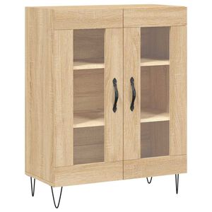 vidaXL Sideboard Sonoma oak 69.5 x 34 x 90 cm Engineered Wood