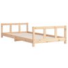 vidaXL Kids Bed Frame 90x200 cm Solid Wood Pine