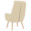 vidaXL Armchair Cream 69 x 74 x 93 cm Sherpa Fabric