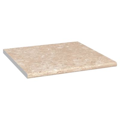 vidaXL Kitchen Countertop Beige with Marble Texture 60x60x2.8 cm Chipboard