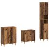 vidaXL 3 Piece Bathroom Cabinet Set ALKMAAR Old Wood Engineered Wood
