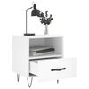 vidaXL Bedside Cabinets 2 pcs White 40x35x47.5 cm Engineered Wood