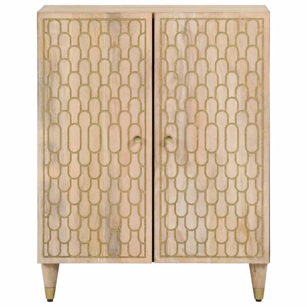 vidaXL Side Cabinet 60x33x75 cm Solid Wood Mango