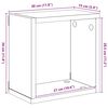vidaXL Wall Cube Shelves 4 pcs High Gloss White 30x15x30 cm