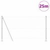 vidaXL Fence Post Silver 25 x 1.2 m (25 mm mesh) Steel