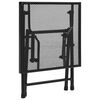 vidaXL Folding Table Mesh 38x38x38 cm Steel Anthracite