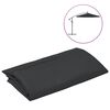 vidaXL Replacement Fabric for Cantilever Umbrella Black 350 cm