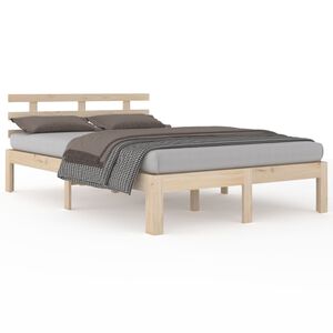 vidaXL Bed Frame without Mattress 135x190cm Double