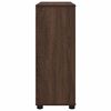 vidaXL Storage Cabinet Brown Oak 80 x 31 x 81 cm Engineered Wood